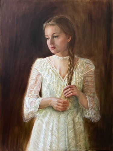 Braided dreams van Petra Gruiters, Schilderij te koop op Singulart