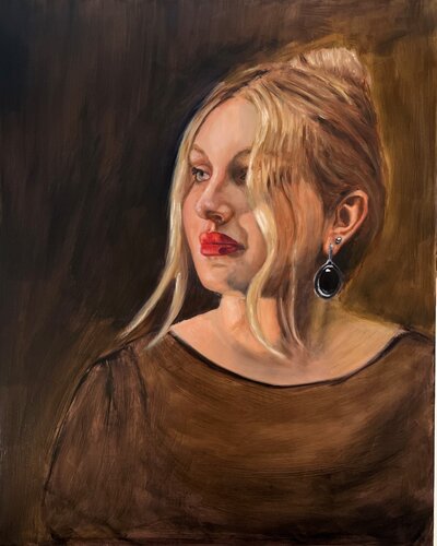 Portrait of Eva van Petra Gruiters, Schilderij te koop op Singulart