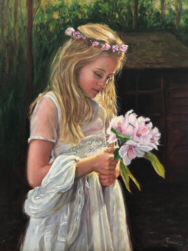 Playing in the Light von Petra Gruiters, Malerei kaufen auf Singulart