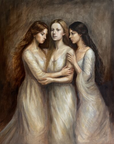 Is Friendship Otherness or Sameness? von Petra Gruiters, Malerei kaufen auf Singulart