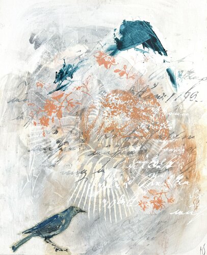 THE BLUE BIRD by Helena Sellergren, Painting for Sale on Singulart