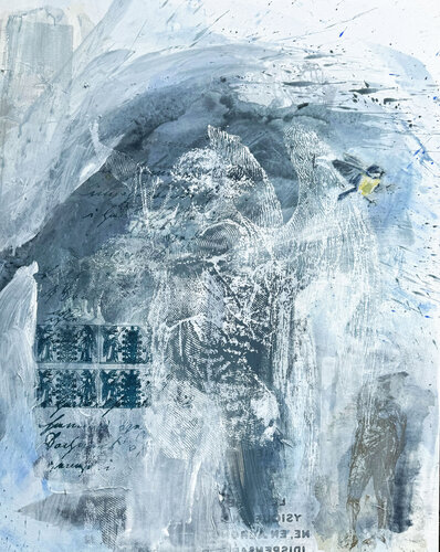 THE GUARDEN ANGEL di Helena Sellergren, Pittura in vendita su Singulart