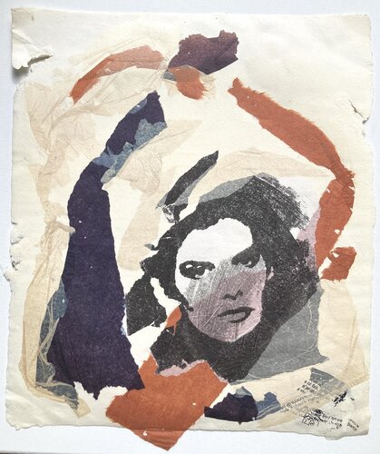 WOMAN FACE 1 par Helena Sellergren, Œuvre sur papier en vente sur Singulart