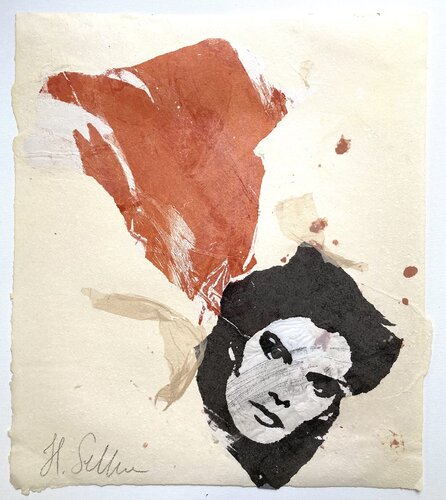WOMAN FACE 2 by Helena Sellergren, Work on Paper for Sale on Singulart