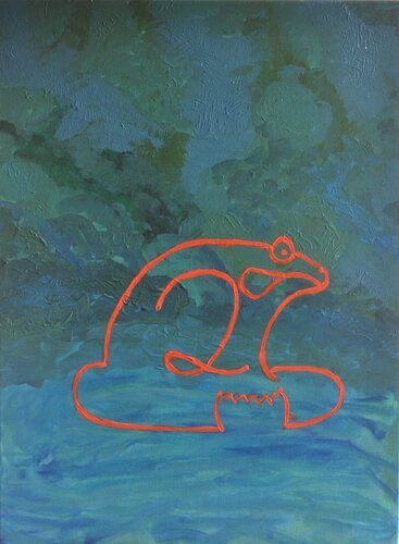The Froggy by An Hata Gorm, Painting for Sale on Singulart