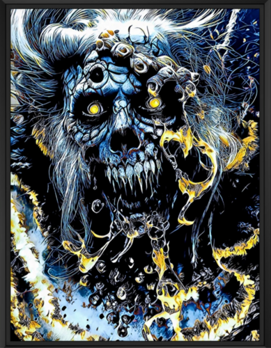 Lucifero, the Fallen Angel by Michele Gaetano Calamita, Digital for Sale on Singulart