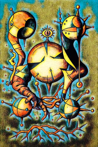 Alien Quartet by Michele Gaetano Calamita, 디지털 for Sale on Singulart