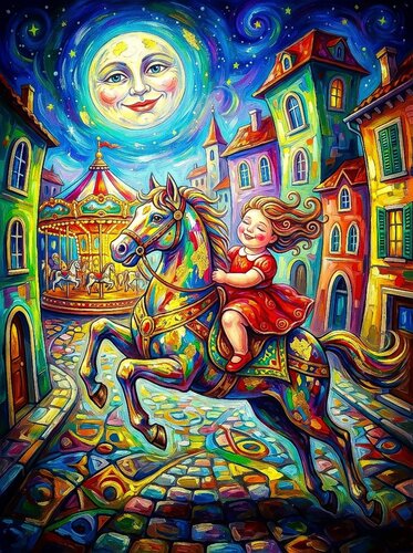 Giro di Giostra par Michele Gaetano Calamita, Digital en vente sur Singulart