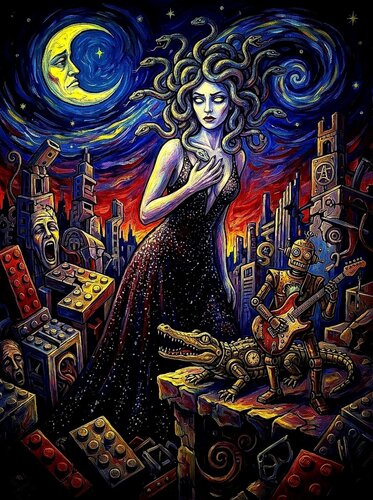 Medusa di Michele Gaetano Calamita, Digitale in vendita su Singulart
