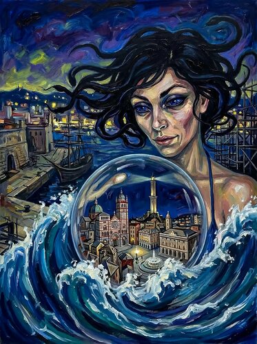 Sognando Genova von Michele Gaetano Calamita, Digital kaufen auf Singulart