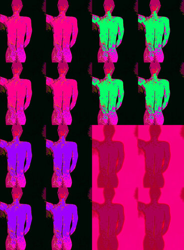 Vielfacher Männerakt - Popart de Ralf Strauß, Otros medios a la venta en Singulart
