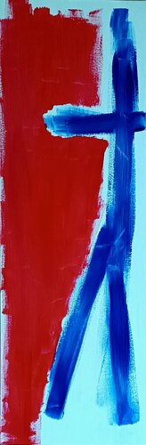 Arbeiter am Hochofen by Ralf Strauß, 油畫 for Sale on Singulart