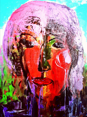 Rosa Haare van Ralf Strauß, Schilderij te koop op Singulart