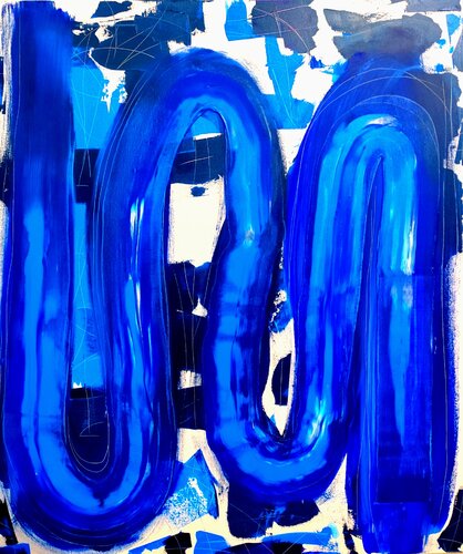 Blauer Gedanke by Ralf Strauß, 油畫 for Sale on Singulart