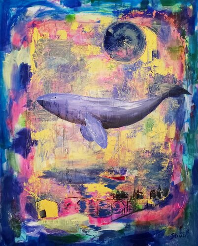 Traumwal di Ralf Strauß, Pittura in vendita su Singulart