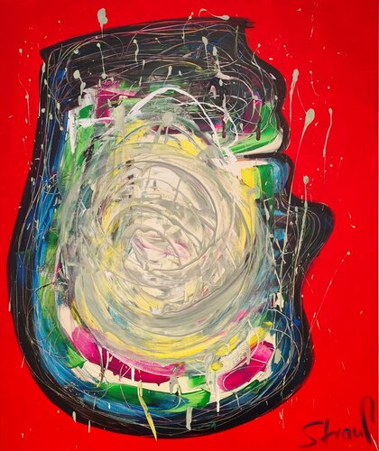 Gedanken stehen Kopf van Ralf Strauß, Schilderij te koop op Singulart