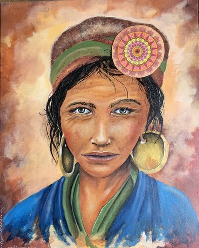 Ma tibétaine van Carole legeron, Schilderij te koop op Singulart