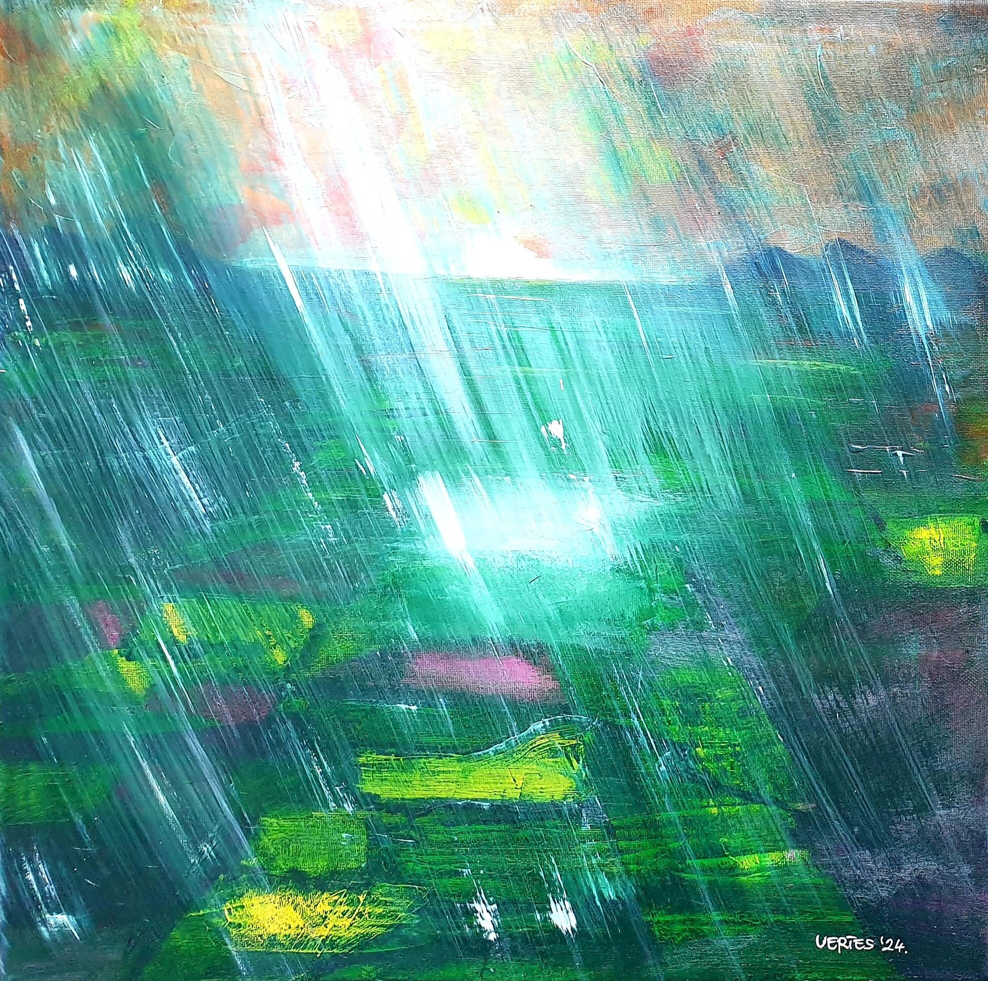 Arte conmovedor = Almas ingeniosas. LLUVIA
