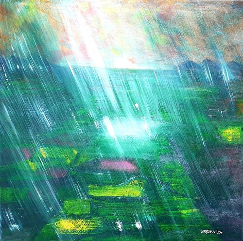 Rainy day von Eva Vertes, Malerei kaufen auf Singulart