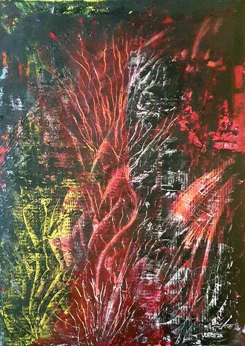 Devil's dance von Eva Vertes, Malerei kaufen auf Singulart