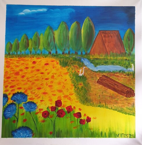 "Reunion" von Eva Vertes, Malerei kaufen auf Singulart