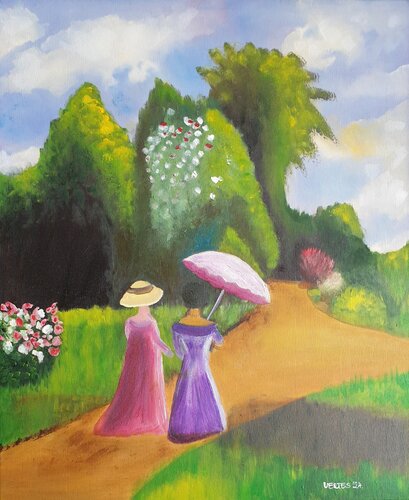 Elegance von Eva Vertes, Malerei kaufen auf Singulart