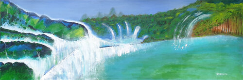 Everywhere water di Eva Vertes, Pittura in vendita su Singulart