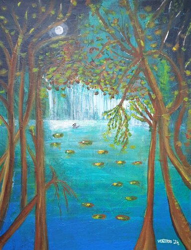 Moonlight by Eva Vertes, Painting for Sale on Singulart