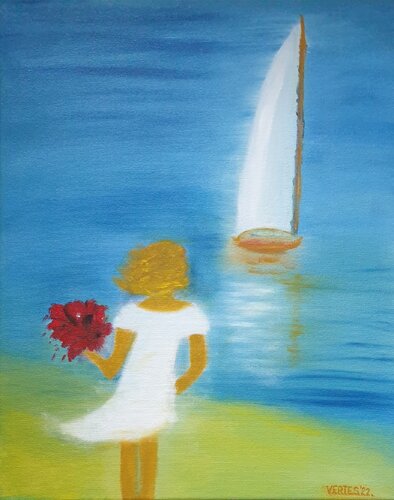 Winds of hope von Eva Vertes, Malerei kaufen auf Singulart