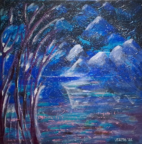 Winter mood von Eva Vertes, Malerei kaufen auf Singulart