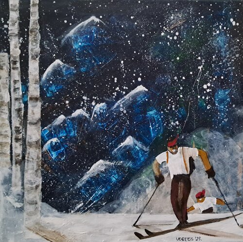 Winter Joys von Eva Vertes, Malerei kaufen auf Singulart