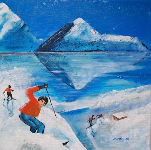 Winter season von Eva Vertes, Malerei kaufen auf Singulart
