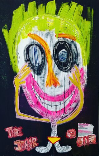 THE JOKER van Imane Dejardin, Schilderij te koop op Singulart