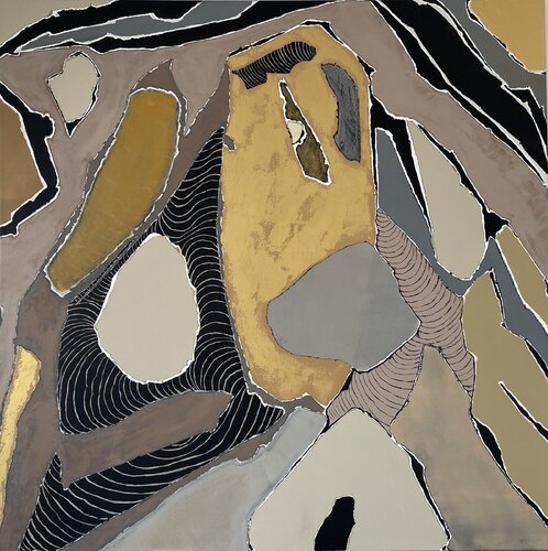 EARTHQUAKE van Imane Dejardin, Schilderij te koop op Singulart
