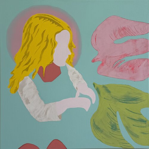 THINKING CHILD van Imane Dejardin, Schilderij te koop op Singulart