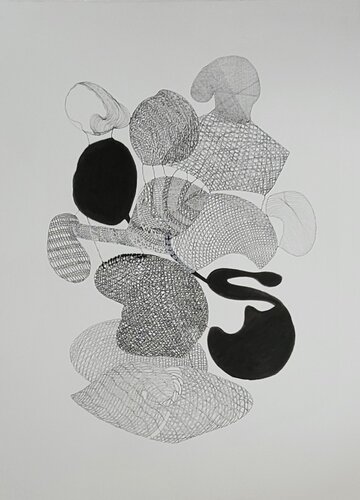 Connections #2 van Sonia Roseval, Tekening te koop op Singulart