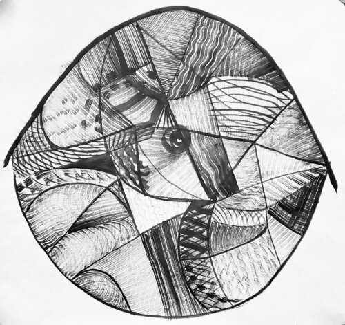 Circulaire #1 von Sonia Roseval, Werk auf Papier kaufen auf Singulart