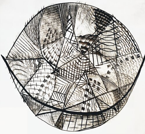 Circulaire #3 von Sonia Roseval, Werk auf Papier kaufen auf Singulart