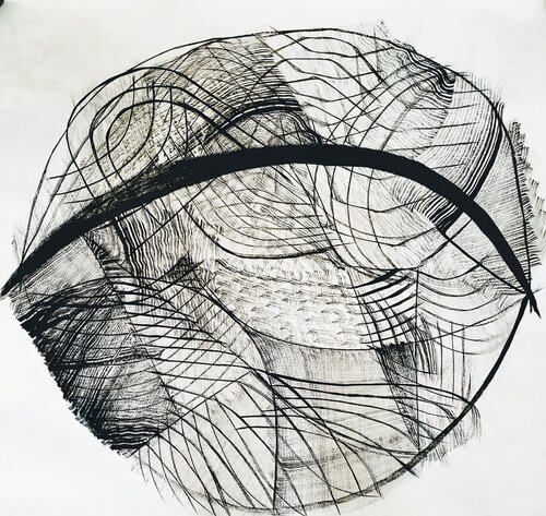 Circular #6 von Sonia Roseval, Werk auf Papier kaufen auf Singulart