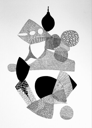 Limited edition Connections #4 von Sonia Roseval, Werk auf Papier kaufen auf Singulart