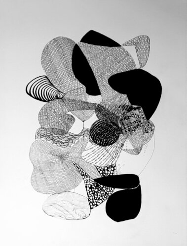 Limited edition Connections #33 van Sonia Roseval, Werk op papier te koop op Singulart