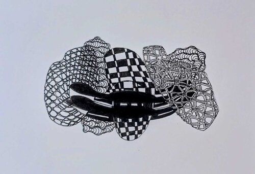 Traveling Lines: From the True North. #1 by Sonia Roseval, Drawing for Sale on Singulart