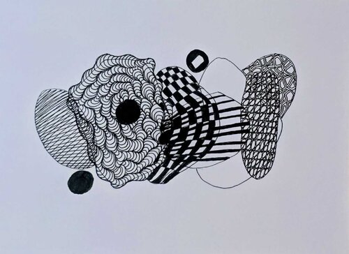 Traveling Lines: From the True North.#2 by Sonia Roseval, Drawing for Sale on Singulart