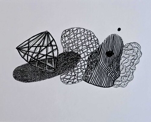 Traveling Lines: From the True North.#3 by Sonia Roseval, Drawing for Sale on Singulart