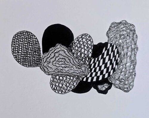 Traveling Lines: From the True North.#5 by Sonia Roseval, Drawing for Sale on Singulart