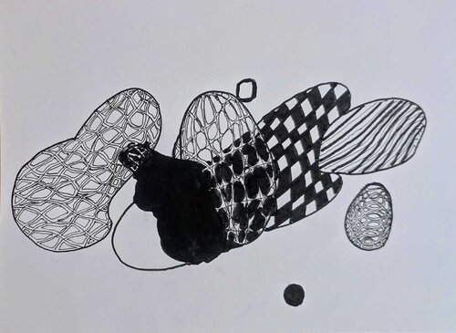 Traveling Lines: From the True North.#7 by Sonia Roseval, Drawing for Sale on Singulart