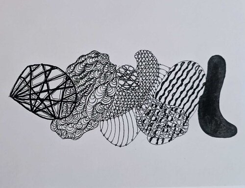 Traveling Lines: From the True North.#14 de Sonia Roseval, Dibujo a la venta en Singulart