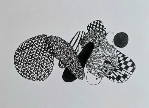Traveling Lines: From the True North.#15 de Sonia Roseval, Dibujo a la venta en Singulart