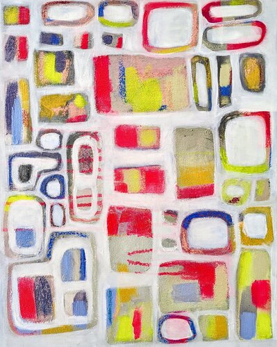 How Did It Go? di Andrea Porten, Pittura in vendita su Singulart