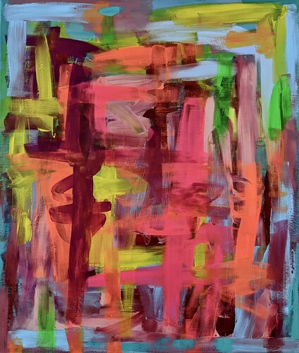Pink Monday di Andrea Porten, Pittura in vendita su Singulart